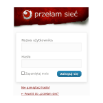 WordPress: modyfikacja ekranu logowania przełam sieć › Zaloguj się